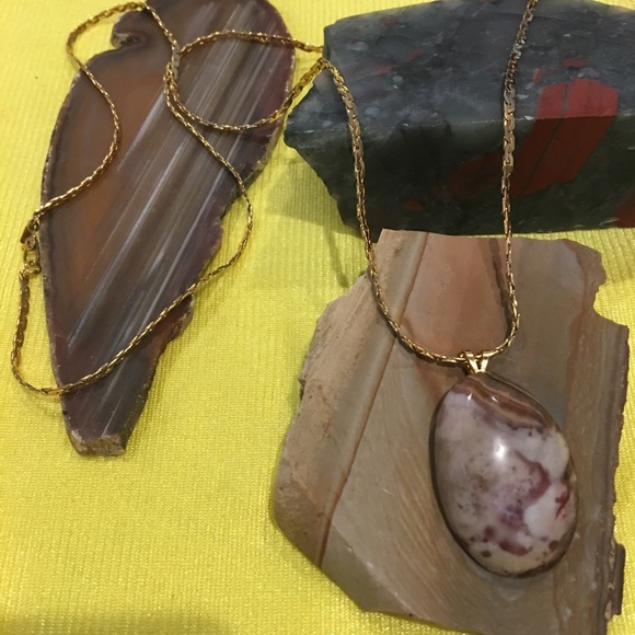 🩸Picture Jasper Agate Necklace🩸 - Picture 4 of 7